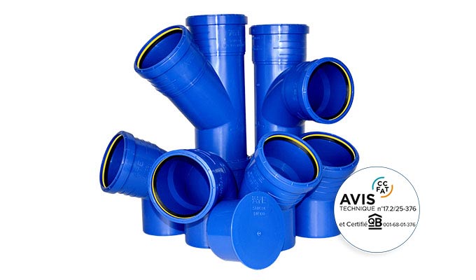 Accessoires évacuation SANCOL D100 à joint ATEC