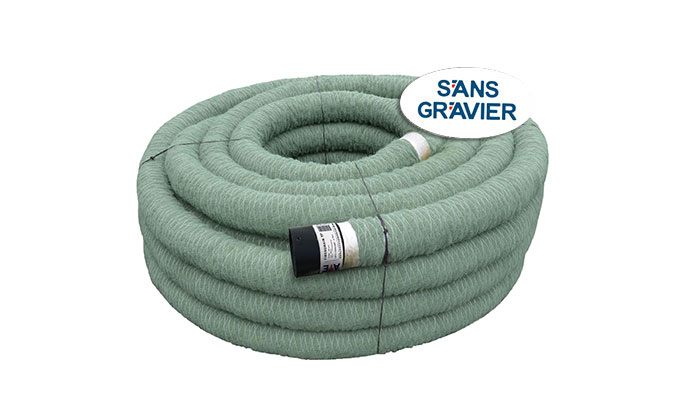 FIBERDRAIN TP drain sans gravier