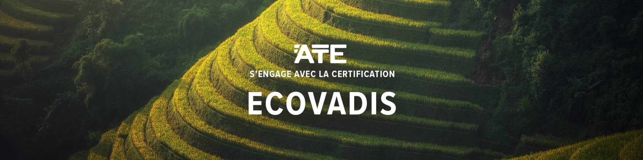 ATE s'engage avec la certification Ecovadis