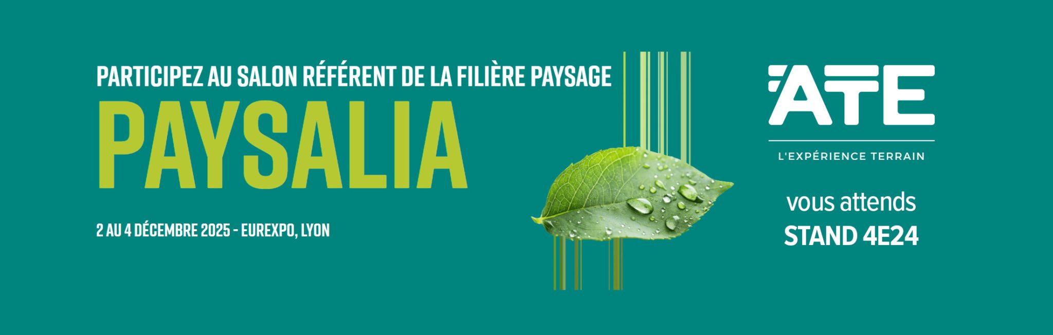 ATE  au salon Paysalia 2025