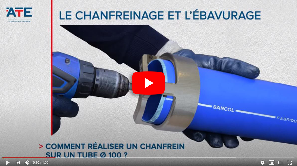 TUTO chanfreiner tube évacuation D100