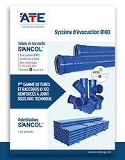 ATE Brochure SANCOL® Tubes et Raccords à joint sous ATec